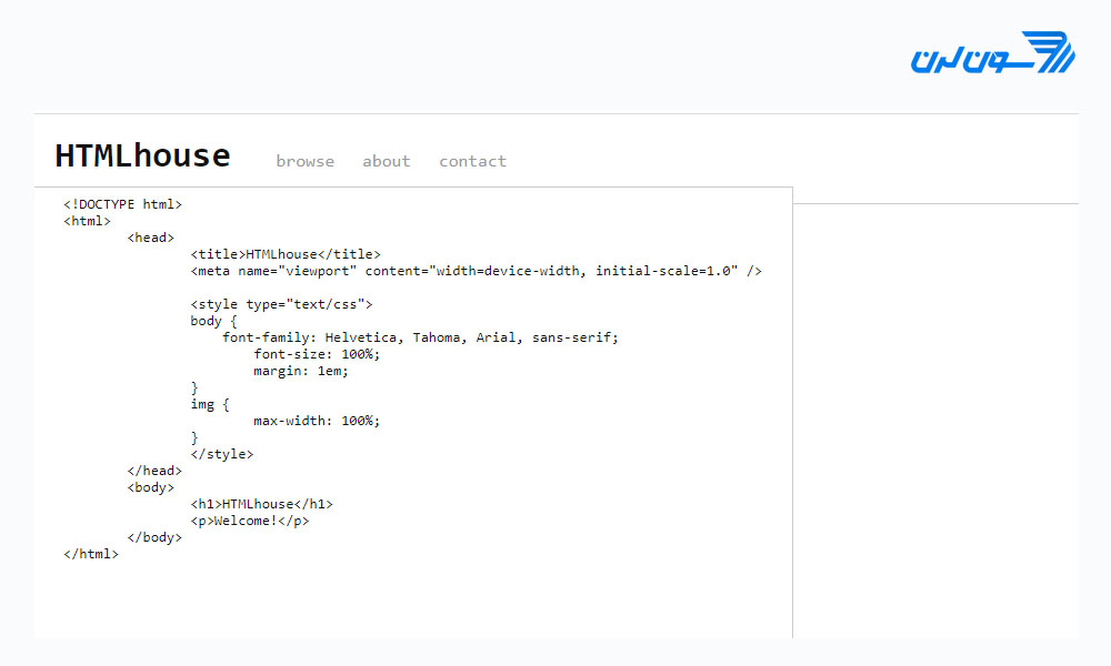 کد html آنلاین با HTMLhouse